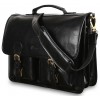 Кожаный портфель Ashwood Leather 8190 black